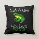 Recherche de grenouille coussins Filles