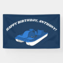 Recherche de anniversaire sur un bateau Bleu et blanc