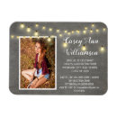 Recherche de graduation announcement magnets Rustique