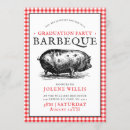 Recherche de porc drôle invitations Barbecue