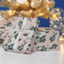 Recherche de noël botanique papier cadeau Rustique
