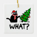 Recherche de chats drôles ornements Chat noir