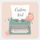 Recherche de machine à écrire vintage autocollants Rétro