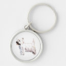 Recherche de westie terrier porteclés Blanc