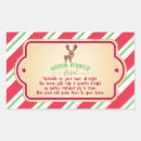 Recherche de noël magique autocollants Renne