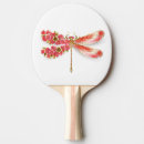 Recherche de bijou raquettes ping pong Rouge