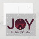 Recherche de joie au monde cartes postales Nativité