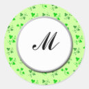 Recherche de shamrock autocollants Monogramme