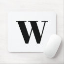 Recherche de noir et blanc tapis souris Monogramme
