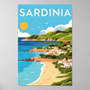 Recherche de la sardaigne posters Vintage