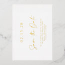 Recherche de black and gold foil invitations Simple