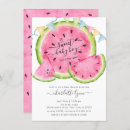 Recherche de watermelon baby shower invitations Été