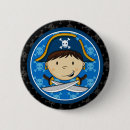 Recherche de pirate de garçon badges Boucanier
