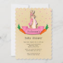 Recherche de rabbit baby shower fille invitations Rose