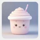 Recherche de milkshake autocollants Kawaii