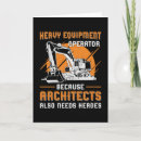 Recherche de ouvrier vœux cartes Excavatrice