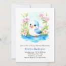 Recherche de bleu canard invitations Floral