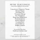 Recherche de médecin prospectus Chiropratique