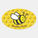 Recherche de dessin ovales autocollants Jaune