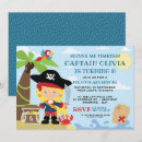 Recherche de pirate fille invitations D'anniversaire de pirates
