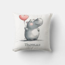 Recherche de hippopotame mignon coussins Adorable
