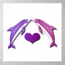 Recherche de dauphin rose posters Violet
