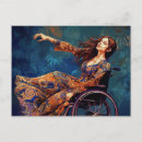 Recherche de de fauteuil roulant cartes postales Femme