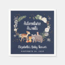 Recherche de hibou bleu serviettes Baby shower