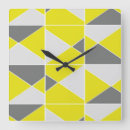 Recherche de jaune et gris horloges Tendance