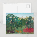 Recherche de henri rousseau cartes postales Animaux