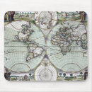 Recherche de carte vieux monde tapis souris Cartographie