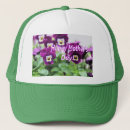 Recherche de jolie fleur casquettes Blanc
