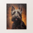 Recherche de scottish terrier puzzles Noir