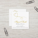 Recherche de deux coeurs cartes visite Blanc