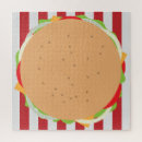 Recherche de hamburger puzzles Cheeseburger