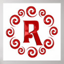 Recherche de monogramme r posters Lettre