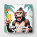Recherche de singe plaques Drôle
