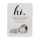 Recherche de annonce chic de naissance magnets Nouveau bébé