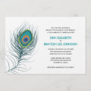 Recherche de plume paon mariage invitations Pour elle
