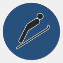 Recherche de sports olympiques autocollants Ski
