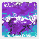 Recherche de vagues de noir autocollants Blanc