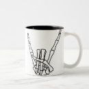 Recherche de main de paix tasses Hippie