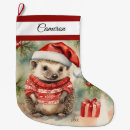 Recherche de hérisson chaussette de noël Mignon
