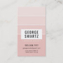 Recherche de nuances de rose cartes visite Professionnel