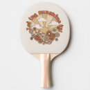 Recherche de années 1970 raquettes ping pong Floral
