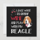 Recherche de de de beagle invitations Vin
