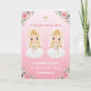 Recherche de de communion vœux cartes Jeune fille