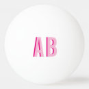 Recherche de lettre balles ping pong Monogrammé