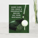 Recherche de golf anniversaire cartes humour