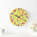 Recherche de art abstrait contemporain horloges Jaune